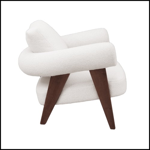 Weep 157 - Armchair - Walnut armchair - Pacific Compagnie.