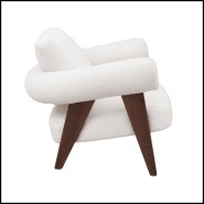 Weep 157 - Armchair - Walnut armchair - Pacific Compagnie.