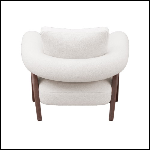 Weep 157 - Armchair - Walnut armchair - Pacific Compagnie.