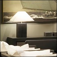 Lampe 152 - Cube | Lamp base in solid oak 152-Cube - Solid oak lamp base - Pacific Compagnie.