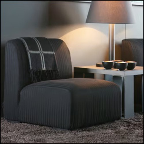 Fauteuil 152 - Harold | Armchair with frame in solid beech 152-Harold - Classic 152-Harold Armchair - Pacific Compagnie.