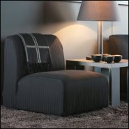 Fauteuil 152 - Harold | Armchair with frame in solid beech 152-Harold - Classic 152-Harold Armchair - Pacific Compagnie.