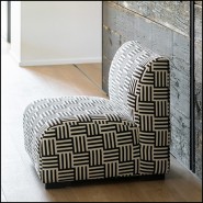 Fauteuil 152 - Harold | Armchair with frame in solid beech 152-Harold - 152-Harold Beech frame armchair - Pacific Compagnie.