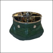 Cendrier 189 - Vert Croco 2 Cigars Yachting - Croco vert - Pacific Compagnie.