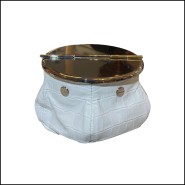 Cendrier 189 Blanc Croco 2 Cigars Yachting - Style yachting - Pacific Compagnie.