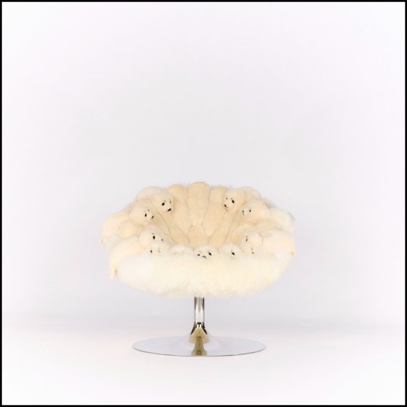 Petit Fauteuil 188 - Roi de la banquise - Couleur claire - Pacific Compagnie.