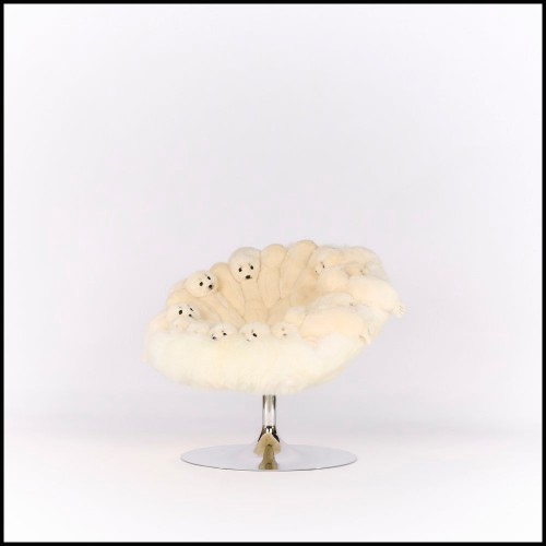 Armchair 188 - Roi de la banquise - Light Colour  - Pacific Compagnie.