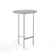 Table d'Appoint 107 - Quadruple Nickel | Side Table  107 - Quadruple Nickel - Small Nickel Table - Pacific Compagnie.