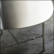 Table d'Appoint 107 - Quadruple Nickel | Side Table  107 - Quadruple Nickel - Nickel End Table - Pacific Compagnie.