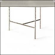 Table Basse 107 - Quadruple Carrée Nickel - Style contemporain - Pacific Compagnie.