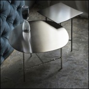 Table Basse 107 - Quadruple Carrée Nickel | Coffee Table 107 - Quadruple Square Nickel - Quadruple Square Nickel Table - Pacific