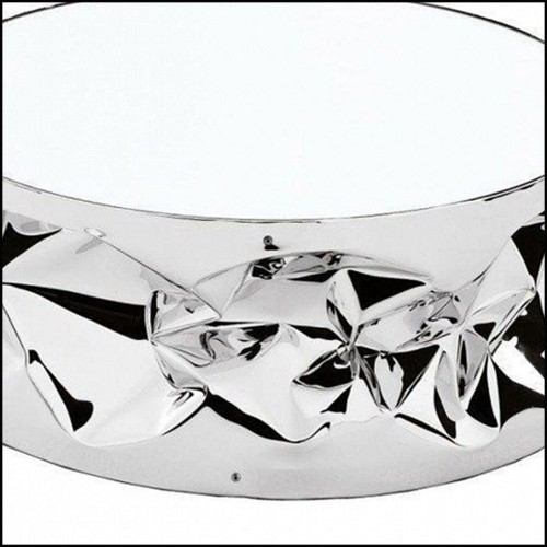 Table Basse 107 - Bum Chrome - Métal brillant - Pacific Compagnie.