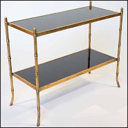 Bout de Canapé 227 - Clair de Lune - Piètement argenté - Pacific Compagnie.