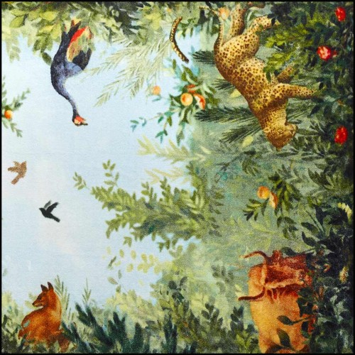 Tapis 107 - Les animaux de la forêt - Motifs forêt - Pacific Compagnie.