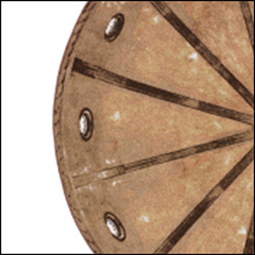 Tapis Rond 107 - La Coupole Ø200 | Rug Round 107 - La Coupole Ø200 detail - Pacific Compagnie.