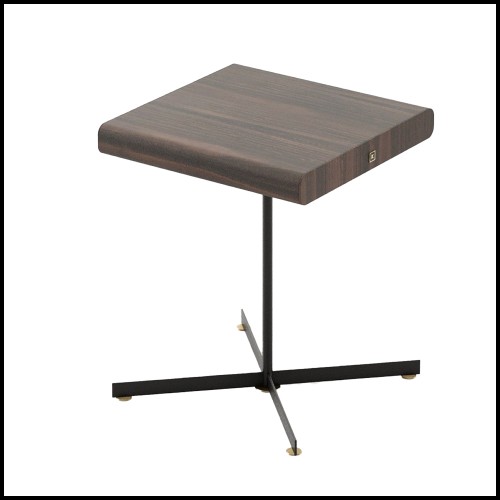 Table d'appoint 174 - Jet | Black Side Table 174- Jet - Pacific Compagnie.