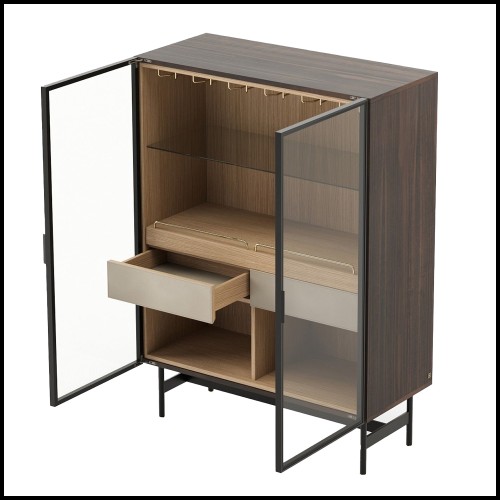 Bar Cabinet 174 - John | Wooden Bar Cabinet 174- John - Pacific Compagnie.