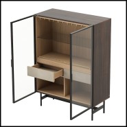 Bar Cabinet 174 - John | Wooden Bar Cabinet 174- John - Pacific Compagnie.