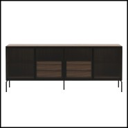 Buffet 174 - Steve | Brown Sideboard 174- Steve - Pacific Compagnie.