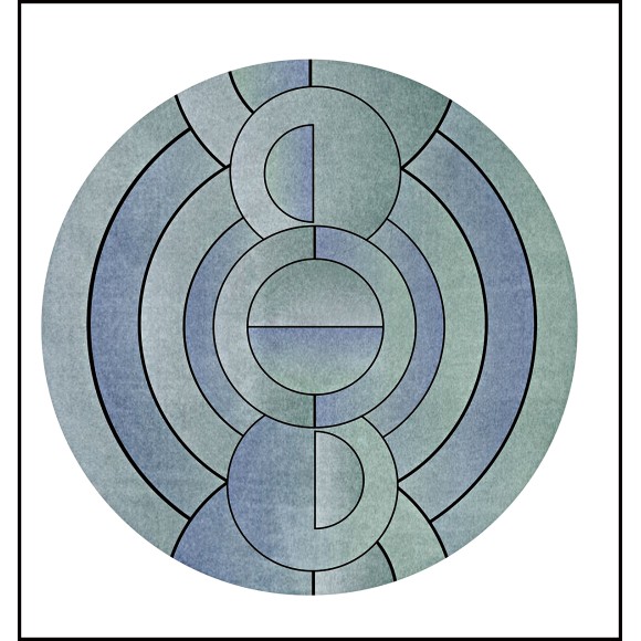 Tapis 237 - Marc Aventura Ø200cm - Pacific Compagnie.