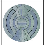 Tapis 237 - Marc Aventura Ø200cm - Pacific Compagnie.