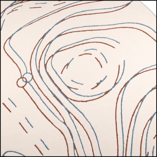 Tapis 237 - Elly | Rug Round 237 - Elly style - Pacific Compagnie.