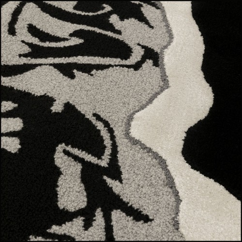 Tapis 237 - Mò 墨 - Inspiration asiatique - Pacific Compagnie.