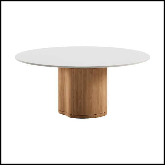 Table à manger 48 - Ogado White - Style minimaliste - Pacific Compagnie.