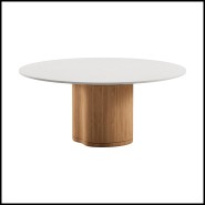 Table à manger 48 - Ogado White | Dinning Table 48 - Ogado White design - Pacific Compagnie.