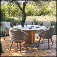 Table à manger 48 - Ogado White | Dinning Table 48 - Ogado White top - Pacific Compagnie.