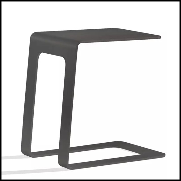 Table d’appoint 48 - Lina Black - Métal et bois - Pacific Compagnie.