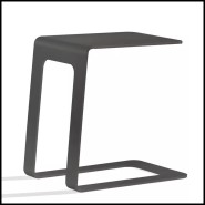 Table d’appoint 48 - Lina Black - Métal et bois - Pacific Compagnie.