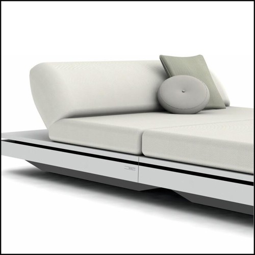Chaise Longue 48 - Elements C6 | Modern White Lounger - Pacific Compagnie.