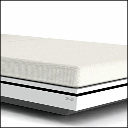 Chaise Longue 48 - Elements C6 | White Finish Lounger - Pacific Compagnie.