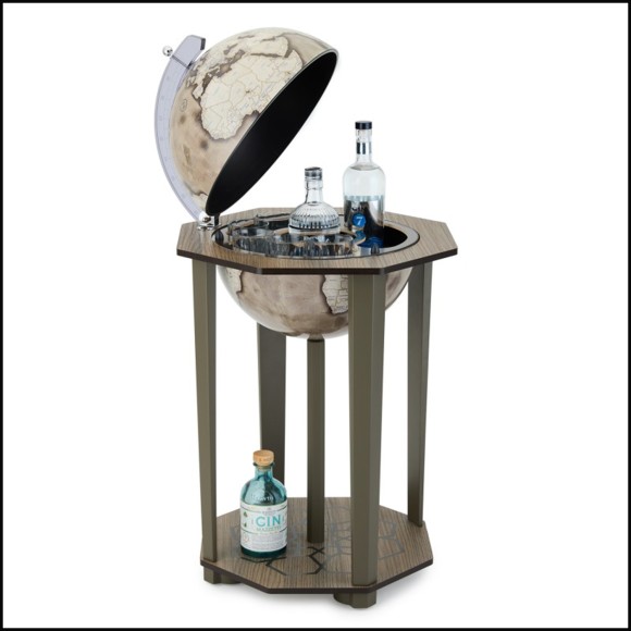 Bar Globe 213 - Brouillard | Rotating Bar Globe - Pacific Compagnie.