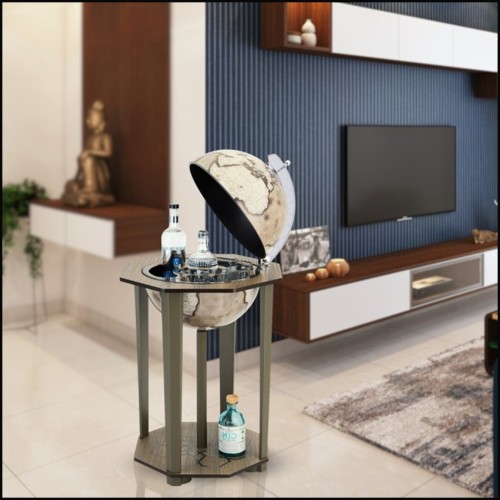 Bar Globe 213 - Brouillard | Decorative Bar Globe - Pacific Compagnie.