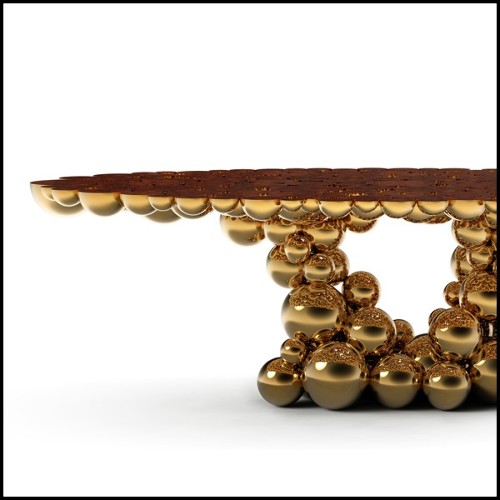 Dinning Table 145- Spheres Golded