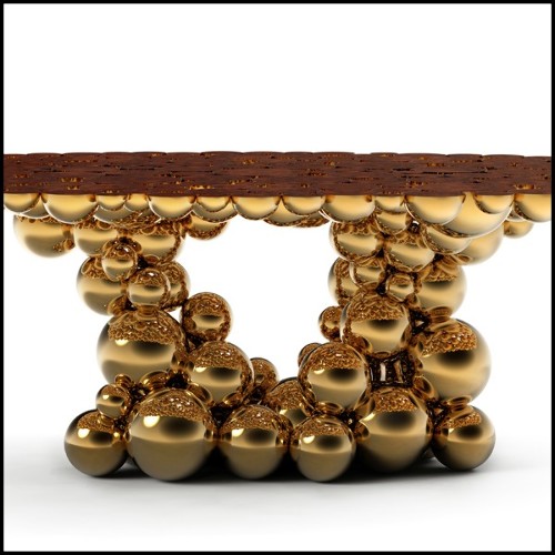 Dinning Table 145- Spheres Golded
