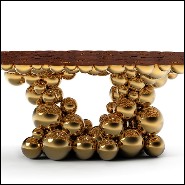 Table à manger 145- Spheres Golded