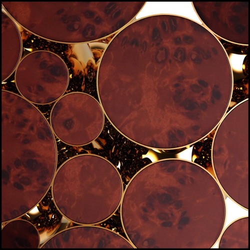 Dinning Table Spheres Golded