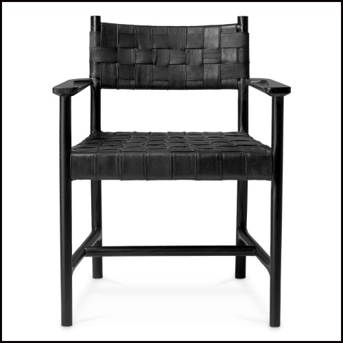 Chaise 24 - Tiberio avec accoudoirs - Design - Pacific Compagnie.