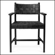 Chaise 24 - Tiberio avec accoudoirs | Tiberio Armchair - Pacific Compagnie.