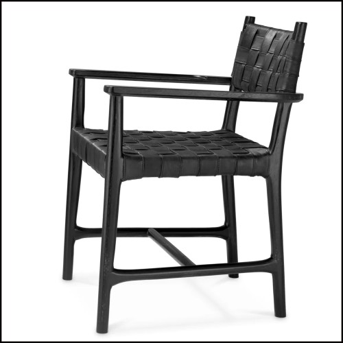 Chaise 24 - Tiberio avec accoudoirs | Tiberio Chair - Pacific Compagnie.