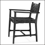 Chaise 24 - Tiberio avec accoudoirs | Tiberio Chair - Pacific Compagnie.