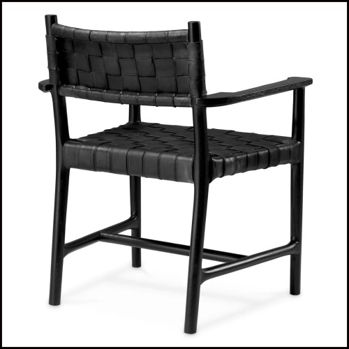 Chaise 24 - Tiberio avec accoudoirs | Tiberio Dining Chair - Pacific Compagnie.