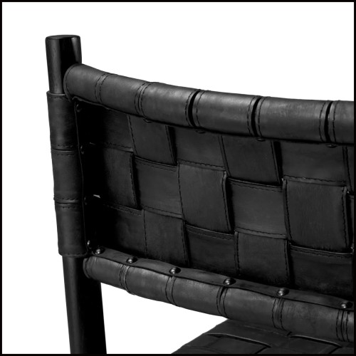 Chaise 24 - Tiberio avec accoudoirs | Tiberio Armchair, Brown - Pacific Compagnie.