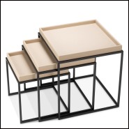 Table d'appoint 24 - Léonard lot de 3 - Pratique - Pacific Compagnie.