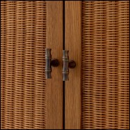 Meuble Bar 24 - Borchard | Bar Cabinet Borchard - Oak Veneer - Pacific Compagnie.