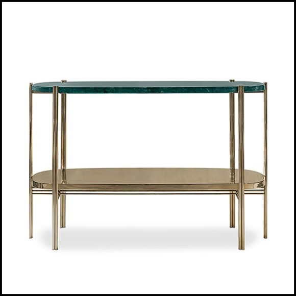 Console table Essential Home - Green Marble