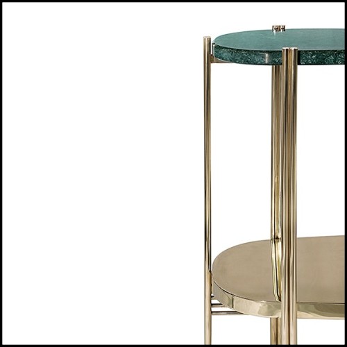 Console 157 - Green Marble - Marbre vert - Pacific Compagnie.